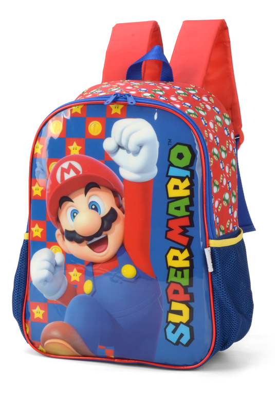 Mochila de Costas Infantil Super Mario