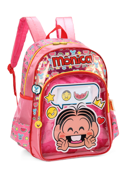 Mochila Turma da Monica Infantil de costas