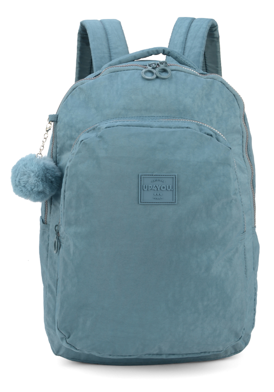 Mochila de Costas Crinkle Up4you Pompom