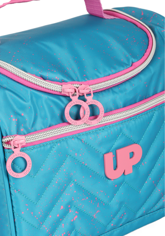 Lancheira Up4you Bolso Frontal Matelassê Chevron