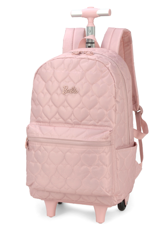 Mochila de Rodinha e Costas Barbie Basic