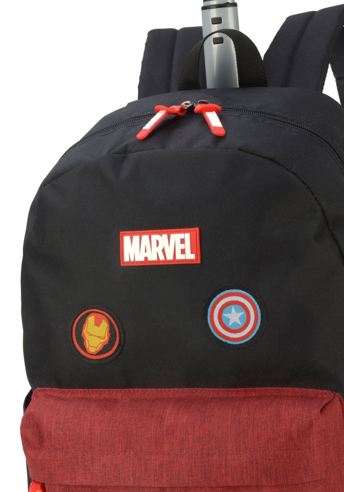 Mochila de Rodinha e Costas Avengers Marvel Patches