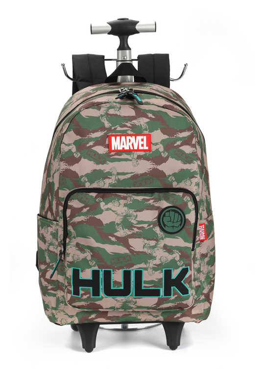 Mochila de Rodinha Camuflada Hulk Avengers Marvel