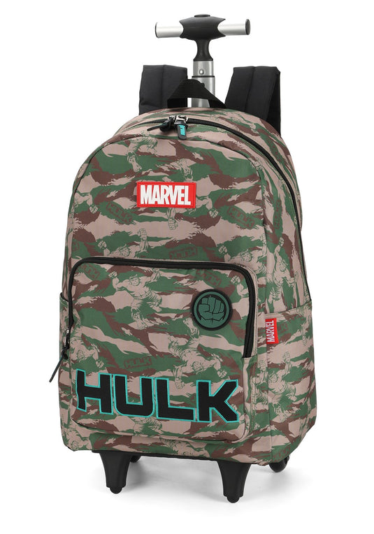 Mochila de Rodinha Camuflada Hulk Avengers Marvel