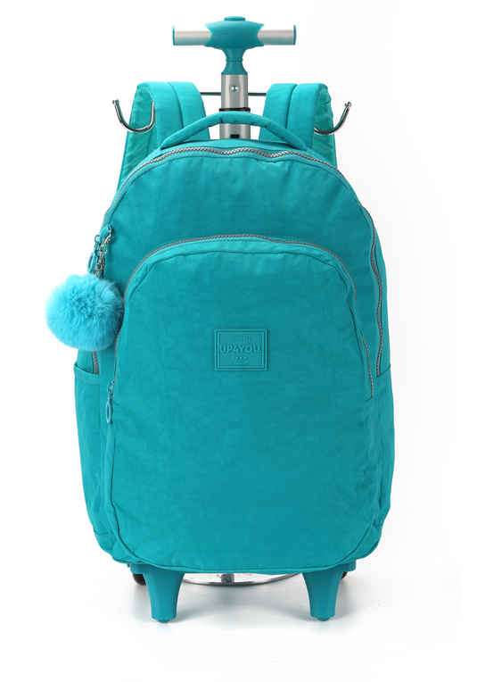 Mochila de Rodinha e Costas Up4you Pompom