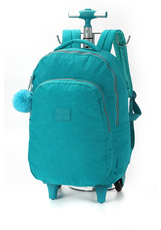 Mochila de Rodinha e Costas Up4you Pompom