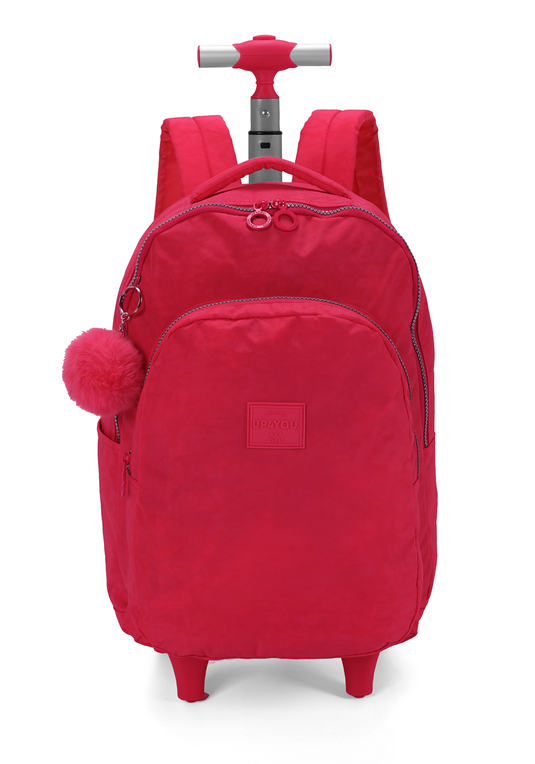 Mochila de Rodinha e Costas Up4you Pompom