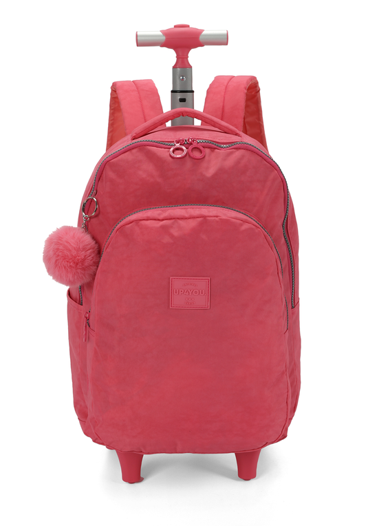 Mochila de Rodinha e Costas Up4you Pompom