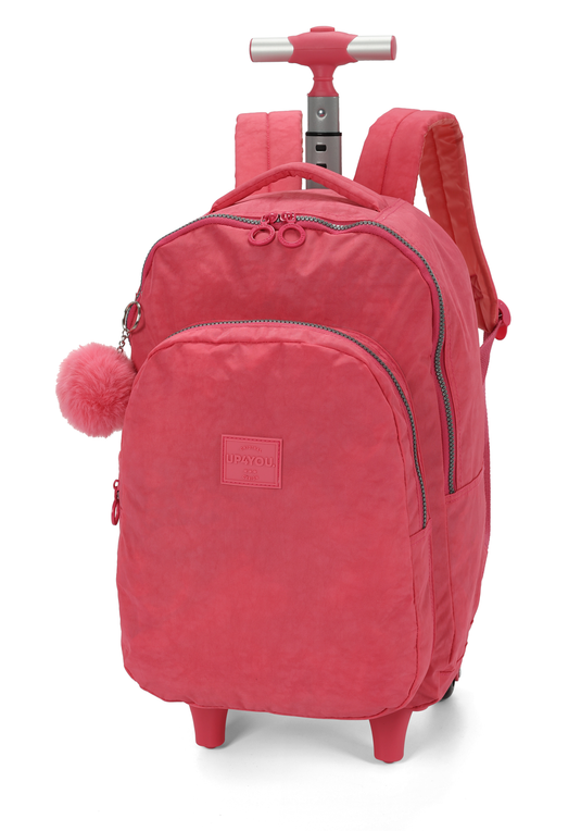 Mochila de Rodinha e Costas Up4you Pompom