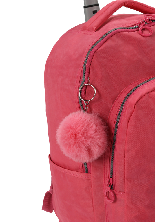 Mochila de Rodinha e Costas Up4you Pompom