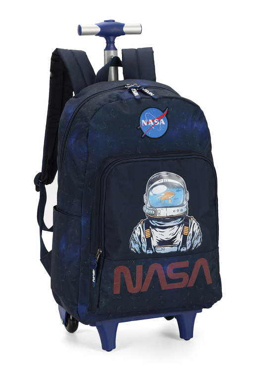 Mochila Juvenil de Rodinha Costas NASA Astronauta