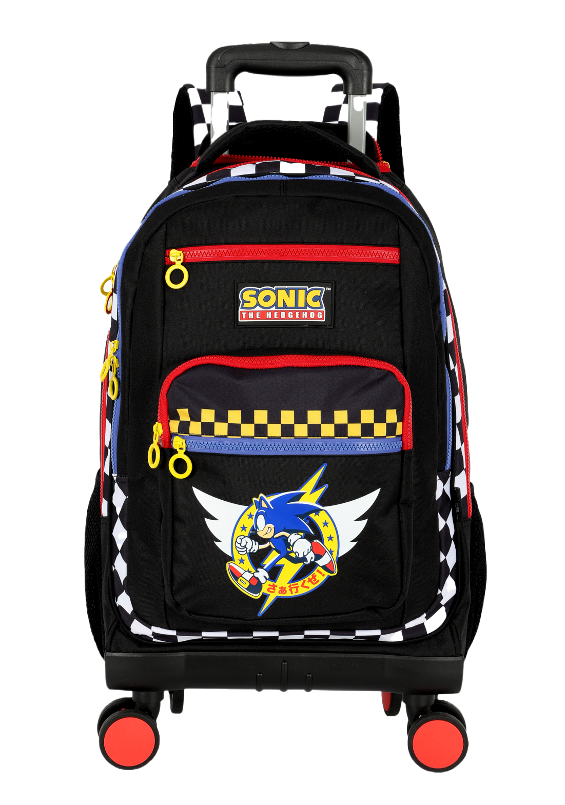 Mochila de Rodinhas Costas Sonic Pista