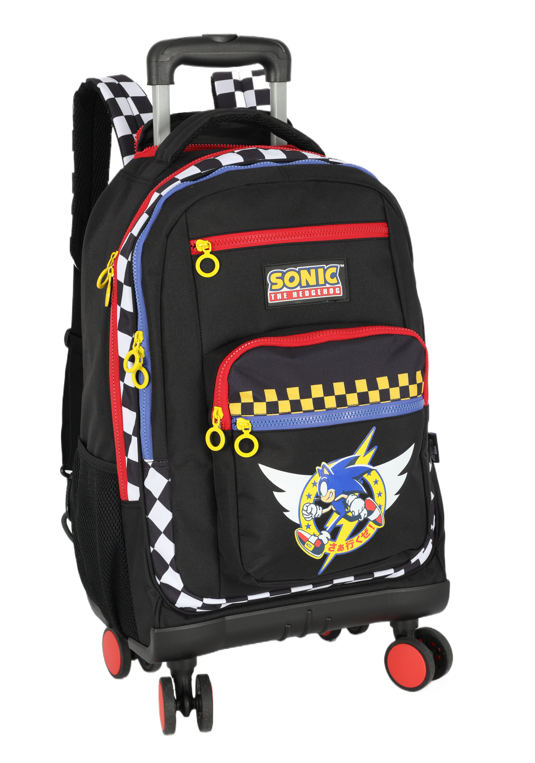 Mochila de Rodinhas Costas Sonic Pista