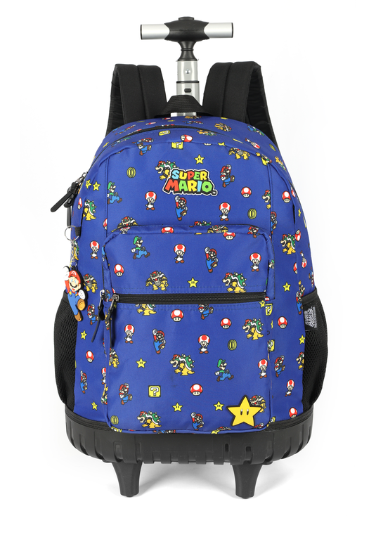 Mochila de Rodinha Costas Super Mario Star