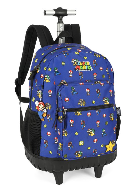 Mochila de Rodinha Costas Super Mario Star