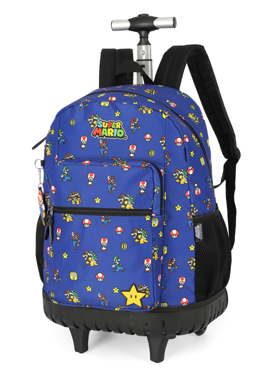 Mochila de Rodinha Costas Super Mario Star