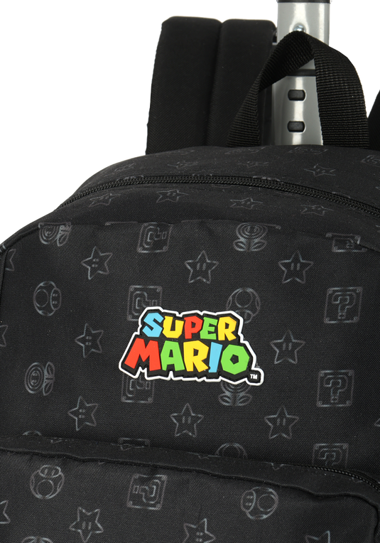 Mochila de Rodinha Costas Super Mario Star