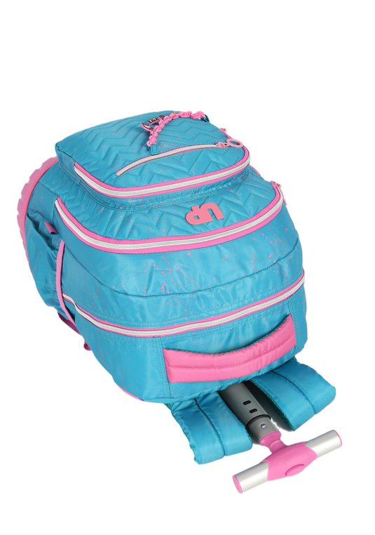 Mochila de Rodinha Costas Up4you Matelassê Chevron