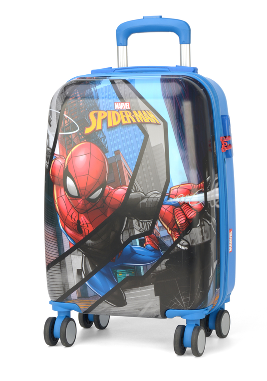 Mala de Bordo Spider Man Vermelha Marvel Giro 360°