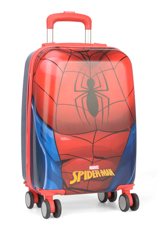 Mala de Bordo Spider Man Vermelha Marvel Giro 360°