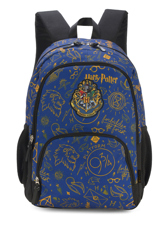 Mochila Harry Potter Estampada Patch