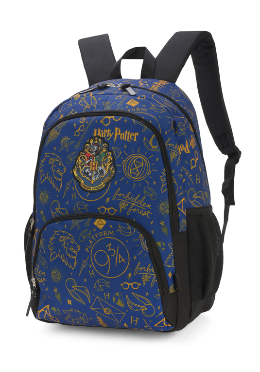 Mochila Harry Potter Estampada Patch