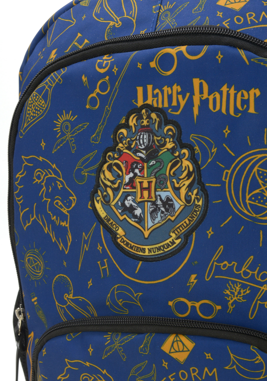 Mochila Harry Potter Estampada Patch