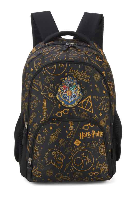 Mochila Harry Potter Estampada Patch