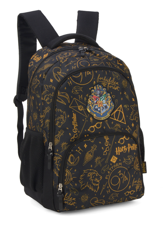 Mochila Harry Potter Estampada Patch