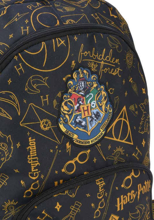 Mochila Harry Potter Estampada Patch