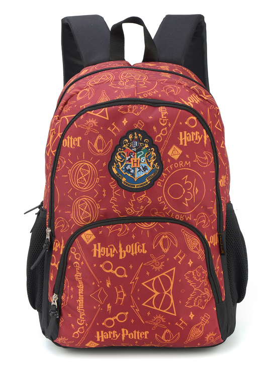 Mochila Harry Potter Estampada Patch