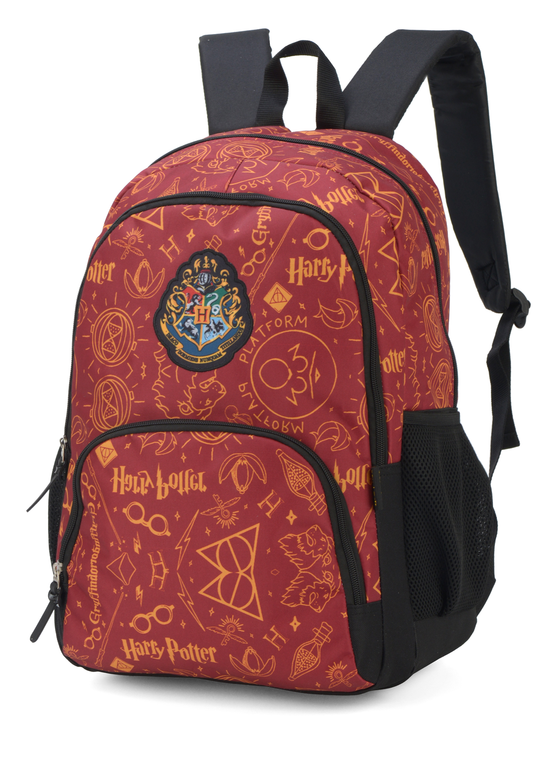 Mochila Harry Potter Estampada Patch