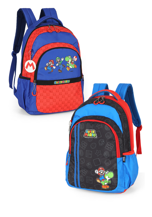 Mochila Juvenil Super Mario Notebook