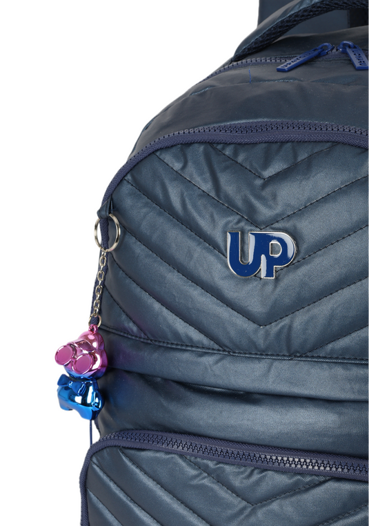 Mochila Juvenil Up4you Crinkle Metalizado Notebook