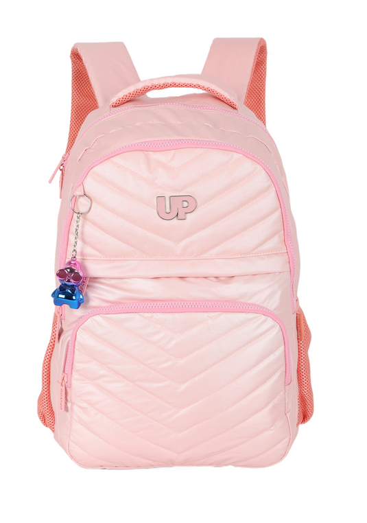 Mochila Juvenil Up4you Crinkle Metalizado Notebook