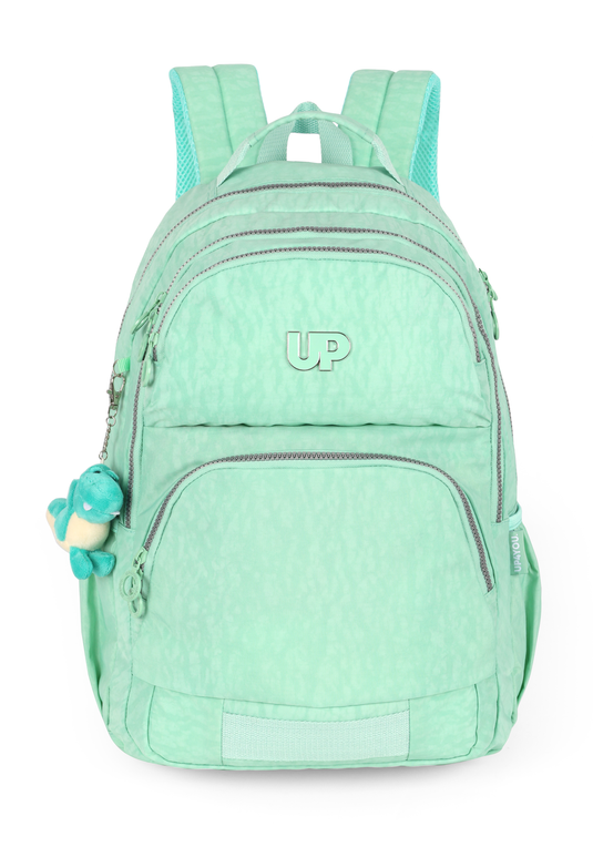 Mochila Classica de Costas Crinkle Dino Dois Bolsos Up4you