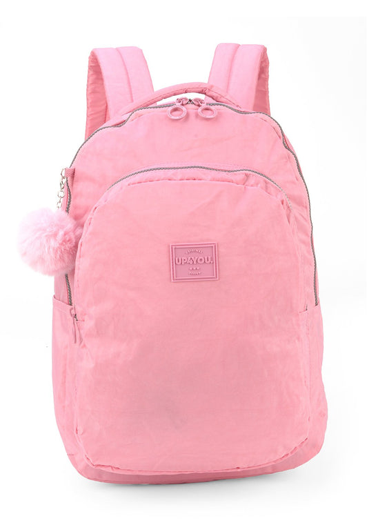 Mochila de Costas Crinkle Up4you Pompom