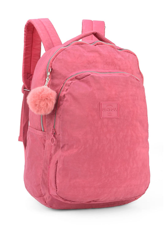 Mochila de Costas Crinkle Up4you Pompom