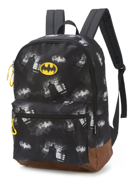 Mochila Poliester Batman Preto