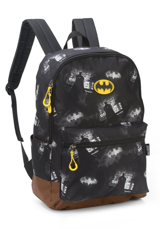 Mochila Poliester Batman Preto