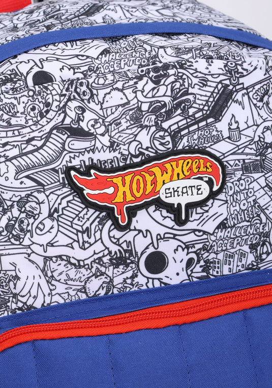 Mochila HotWheels Estampada Skate Mattel