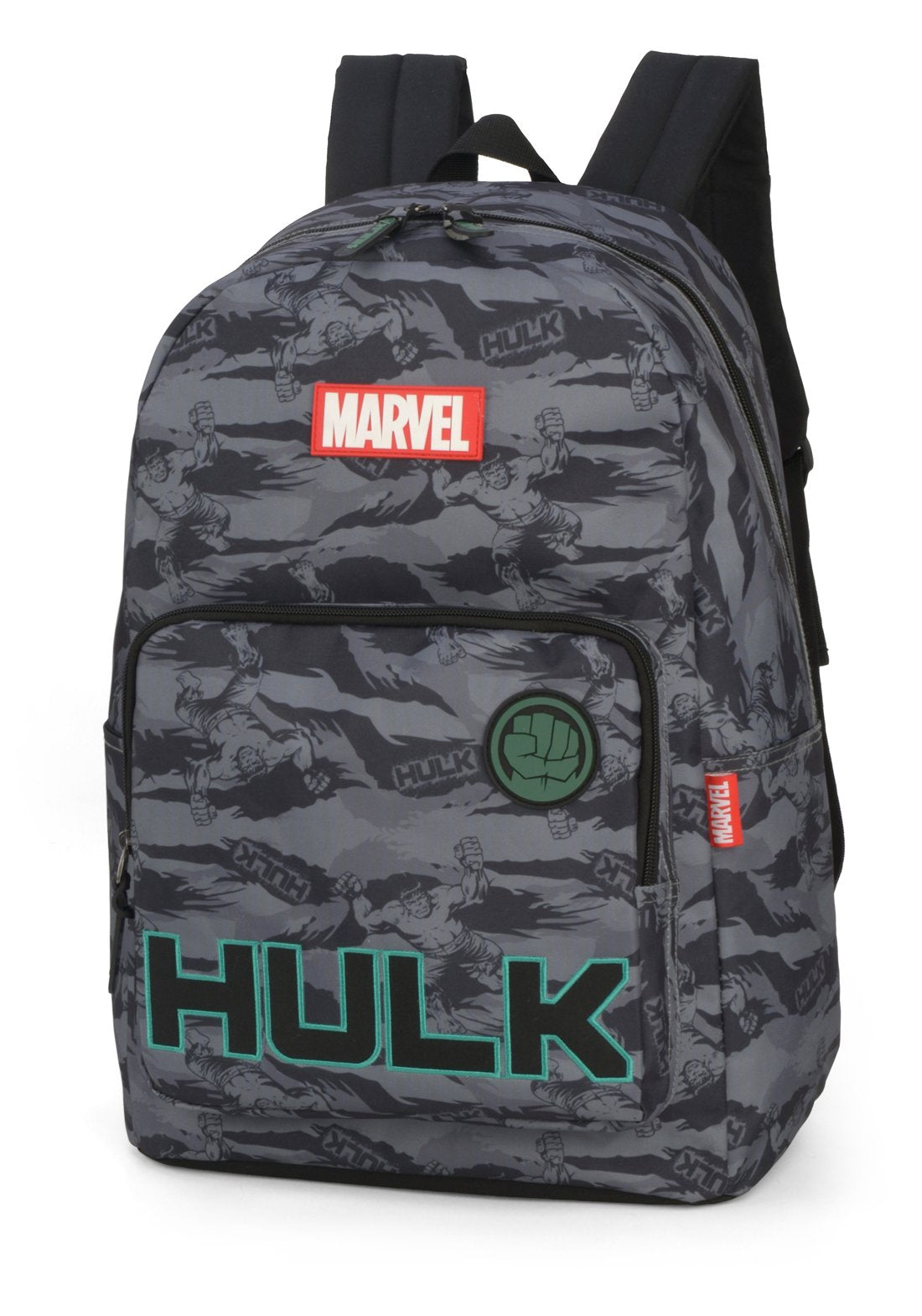 Mochila Costas Camuflada Hulk Avengers Marvel