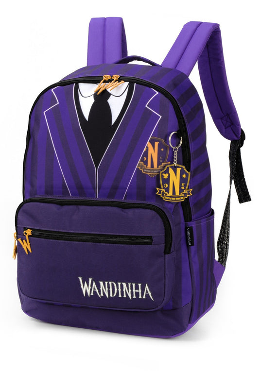 Mochila Poliester Wandinha Roxo