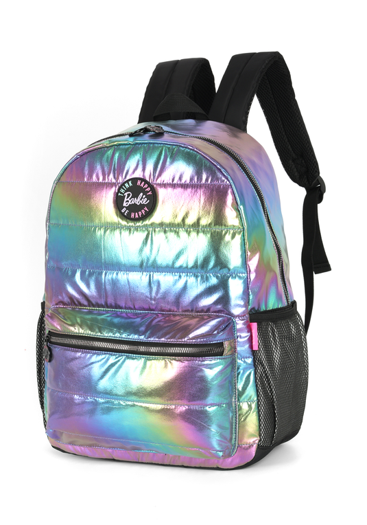 Mochila de Costas Holográfica Puffer Barbie