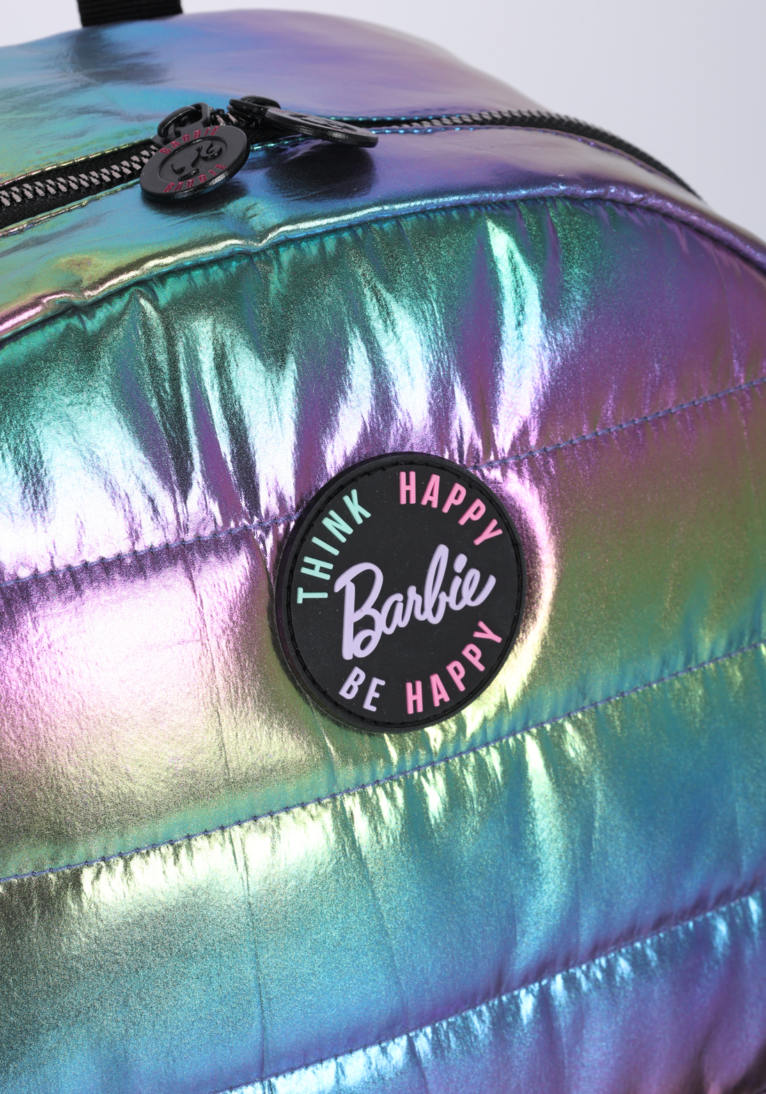 Mochila de Costas Holográfica Puffer Barbie