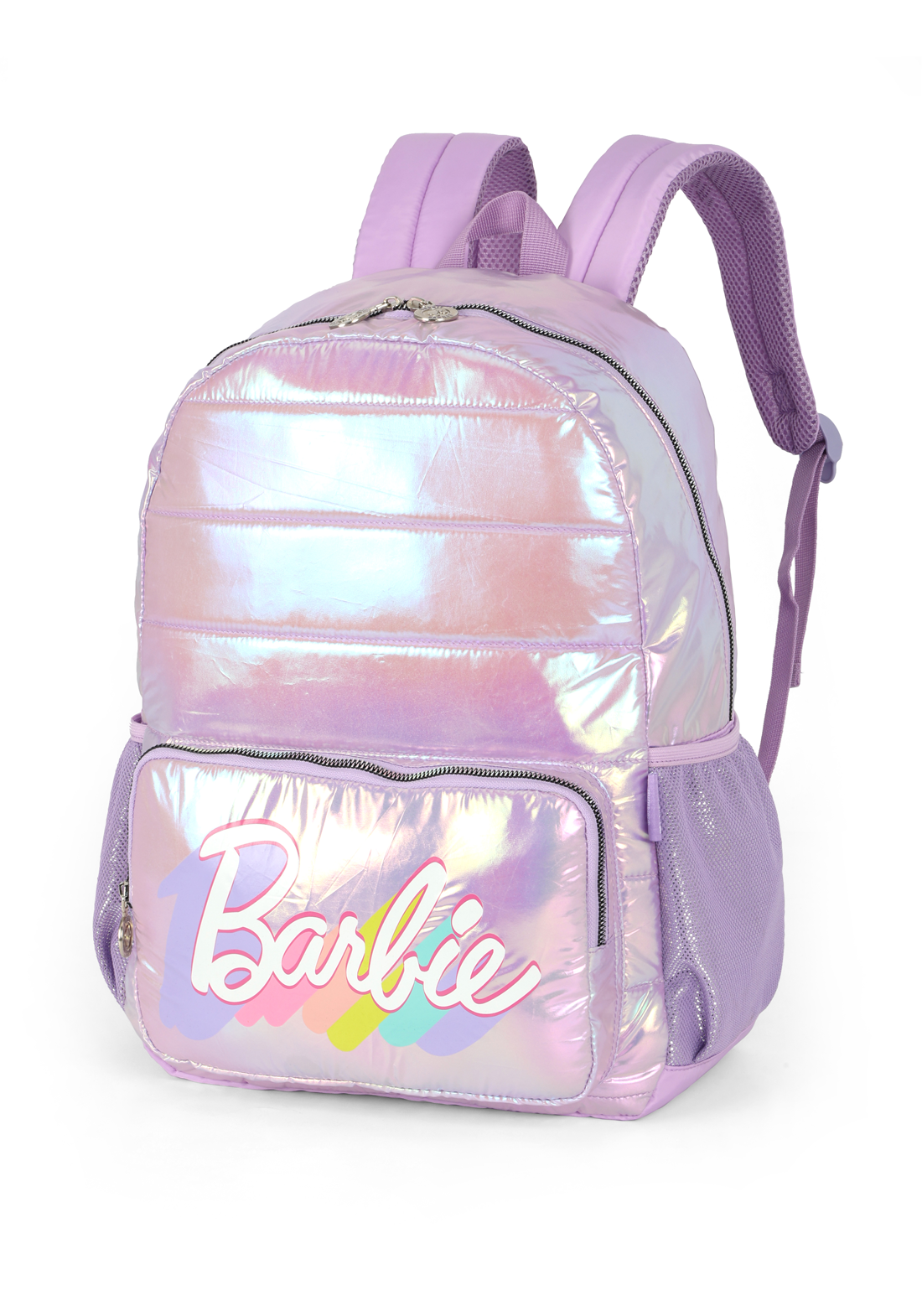 Mochila de Costas Holográfica Puffer Barbie