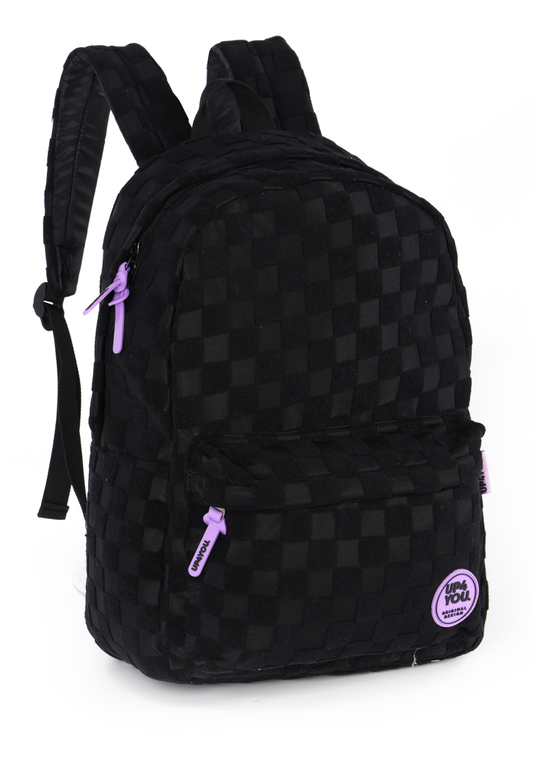 Mochila Juvenil Up4you Chenille Arredondada