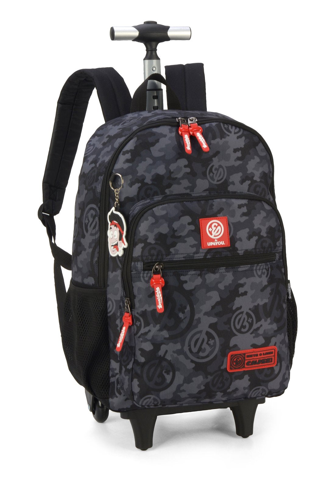 Mochila Com Rodas Preto - Unico