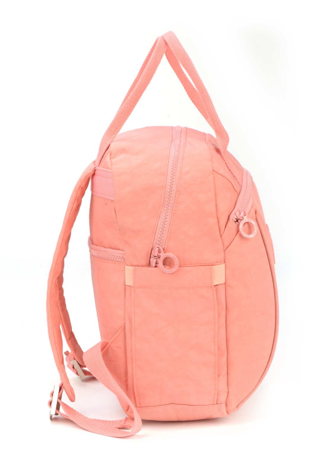 Mochila Round Moda Crinkle Up4you Rose - Unico